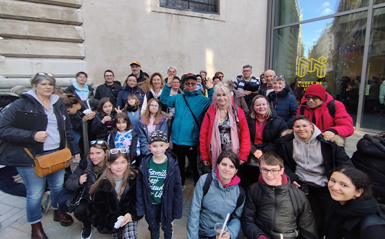 groupe sortie famille musée de l'illusion polyèdre seynod annecy